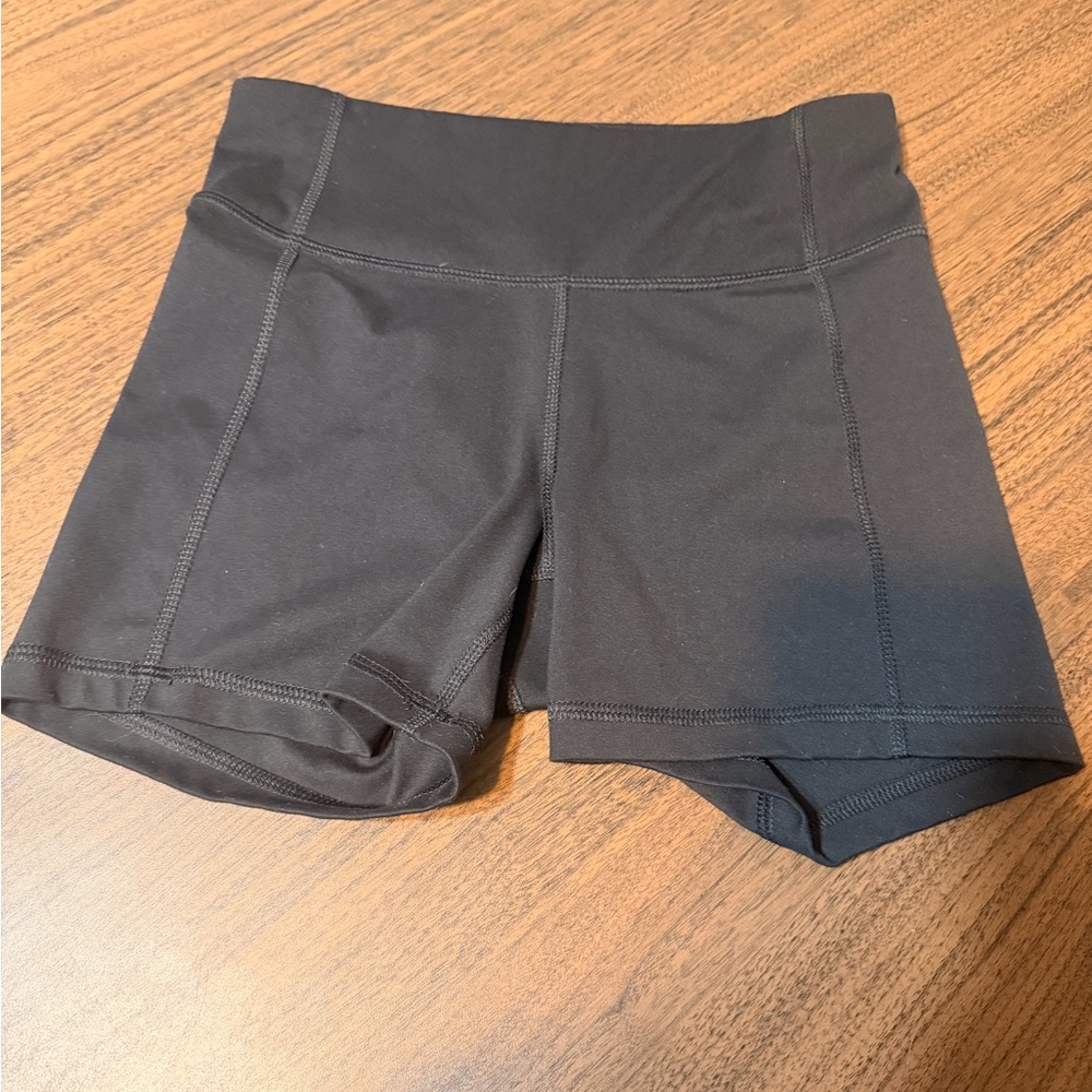 all in motion Black High-Rise Bike Shorts